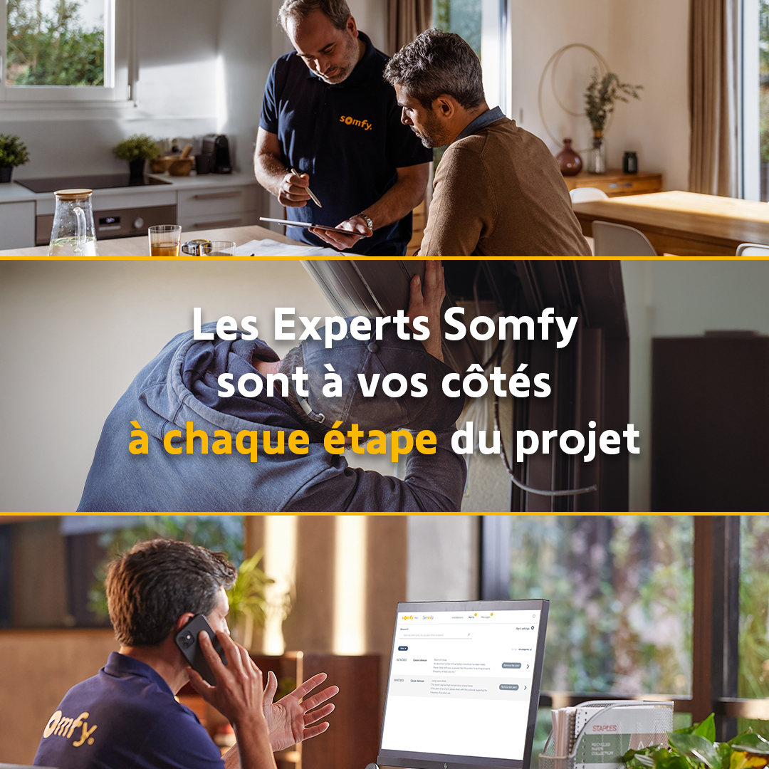 Fourniture et installation de solutions domotiques pour fenêtres et volets.